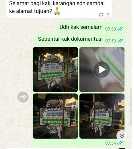 Pengiriman Papan Bunga Selamat Semawung Daleman Kutoarjo