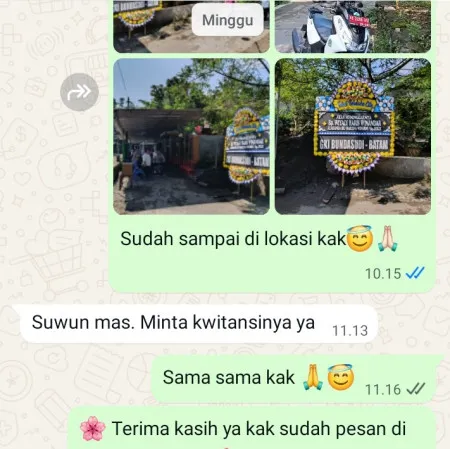 Pengiriman Papan Bunga Duka Semawung Daleman Kutoarjo